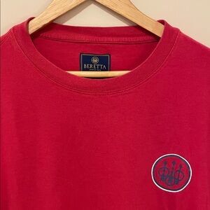 Beretta Men's Short Sleeve Crewneck Tee - Red